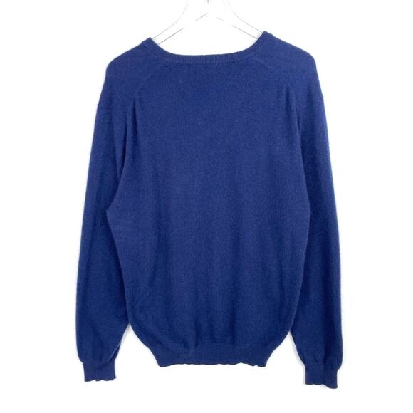 Charter Club Men's Navy Blue Cashmere Sweater Size L - Picture 2 of 3